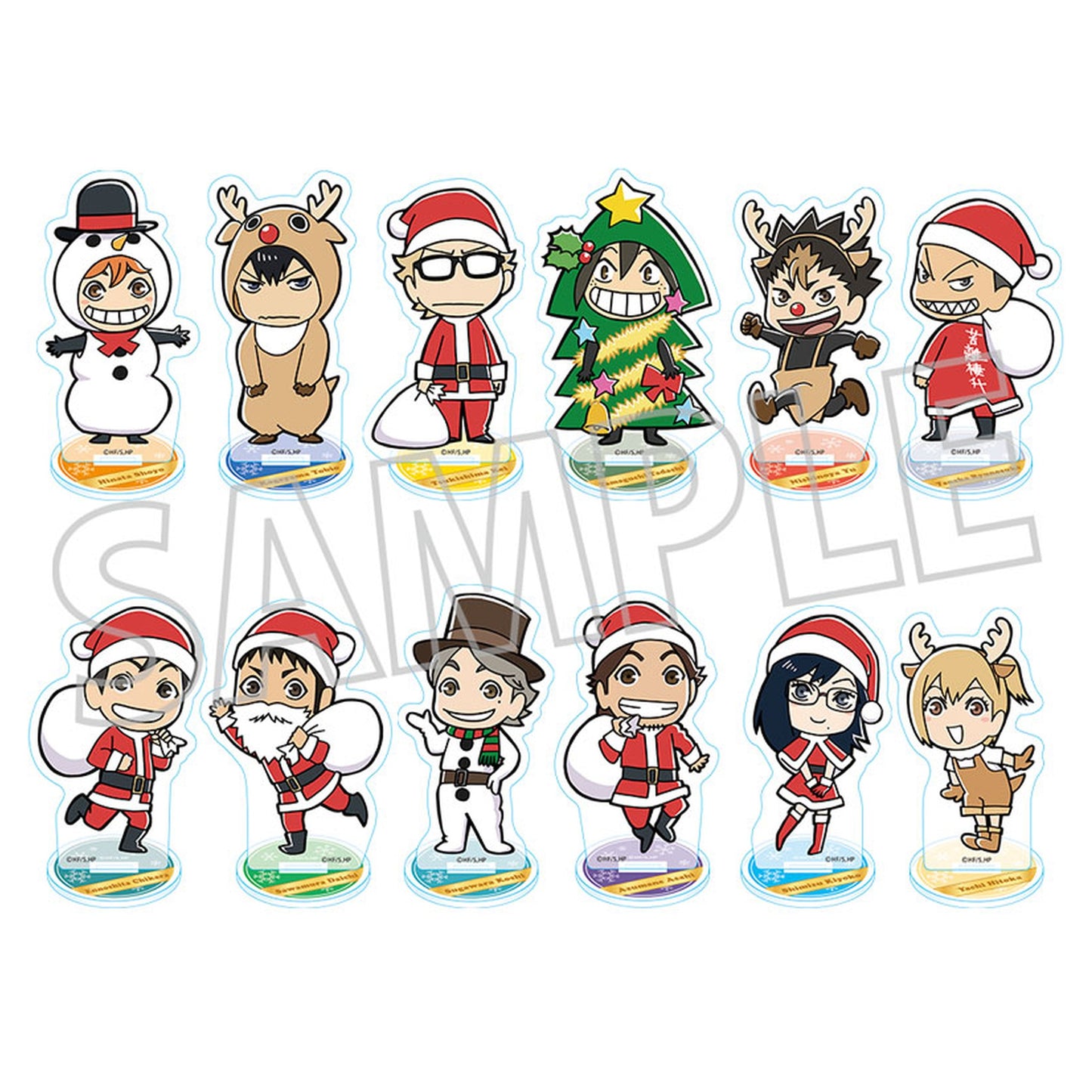 Haikyuu!! Mini Acrylic Stand Collection 12 Pack Box - Image 1