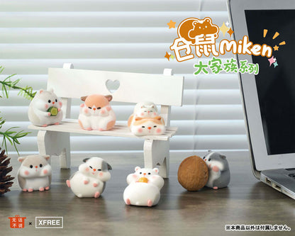 Hamster Big MIKEN Family Series Trading Figure 10Pack BOX - Image 3