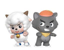 Pleasant Goat and Big Big Wolf Moments in the Blue Grassland Series Trading Figure 6Pack BOX - Image 7