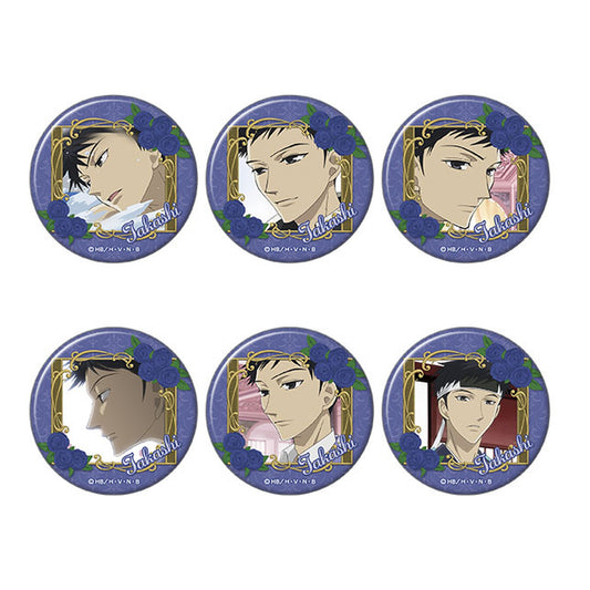 Ouran High School Host Club Oshi Chara Badge Collection Takashi Morinozuka 6Pack BOX - Image 1