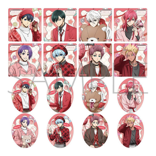 Bluelock 2nd Season Diecut Clear Card Collection Valentine 8Pack BOX - Image 1