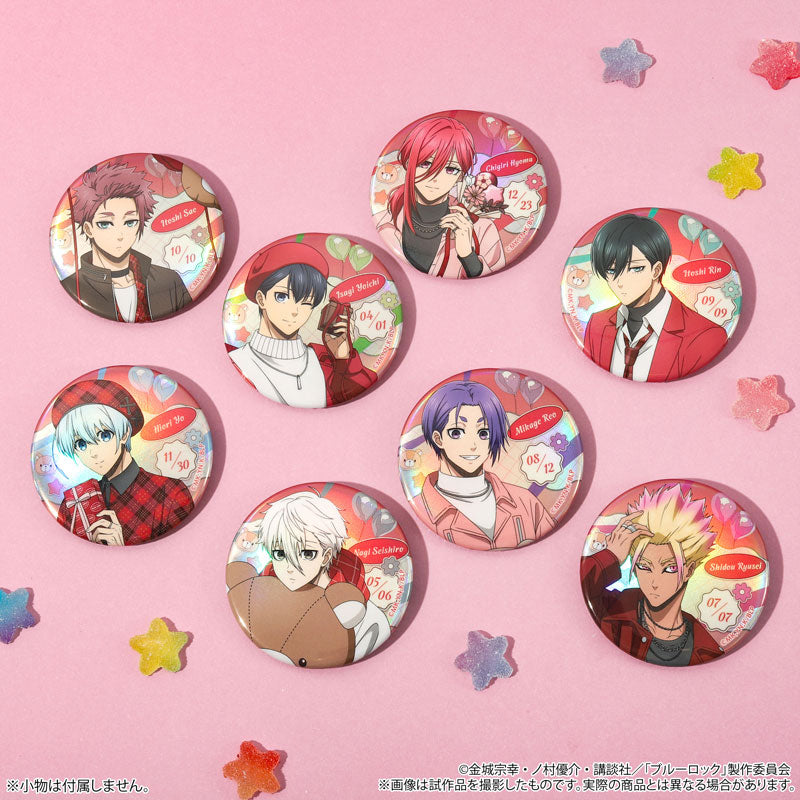 Bluelock 2nd Season Hologram Chara Badge Collection Valentine 8Pack BOX - Image 2