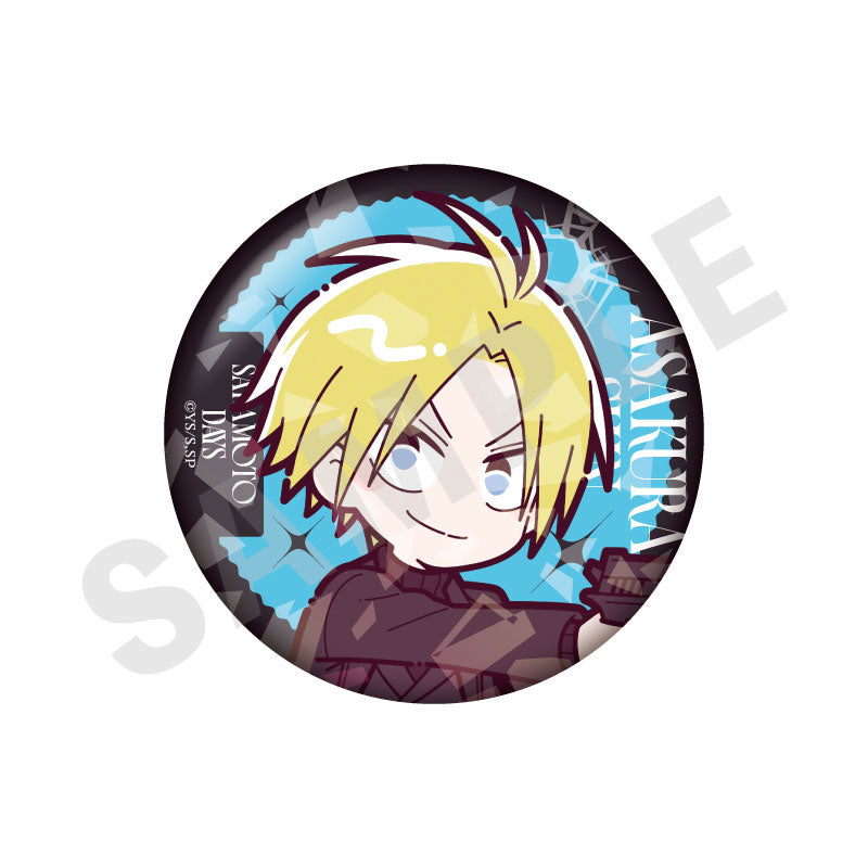 SAKAMOTO DAYS Mini Chara Suit Series Trading Shiny Tin Badge 9Item Set - Image 3