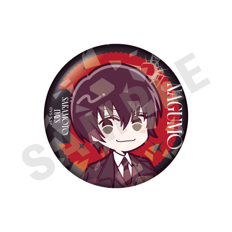 SAKAMOTO DAYS Mini Chara Suit Series Trading Shiny Tin Badge 9Item Set - Image 5