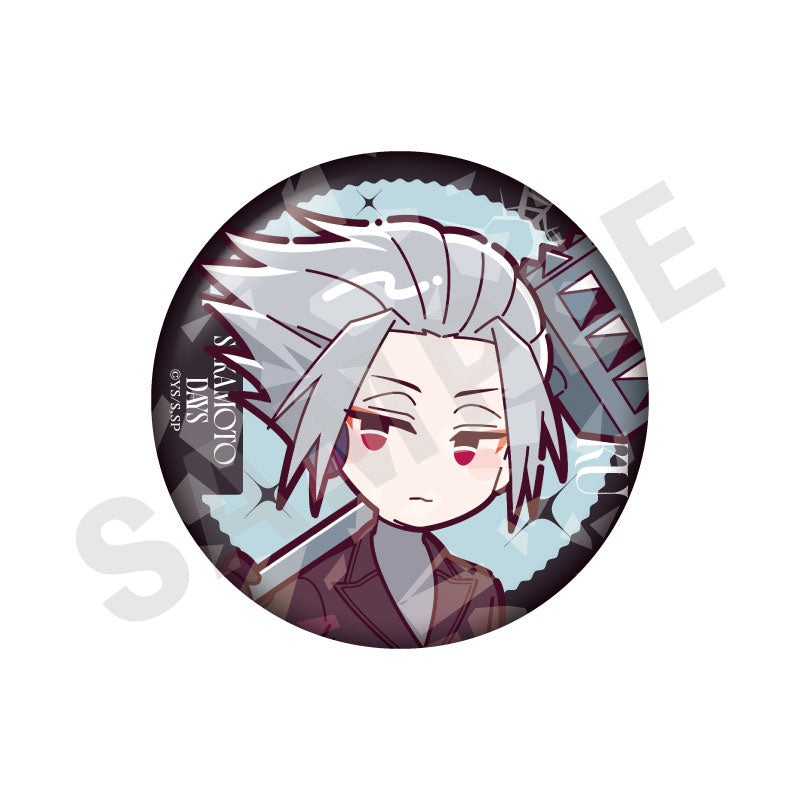 SAKAMOTO DAYS Mini Chara Suit Series Trading Shiny Tin Badge 9Item Set - Image 9