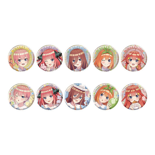The Quintessential Quintuplets RameKira Tin Badge Collection 10Pack BOX - Image 1