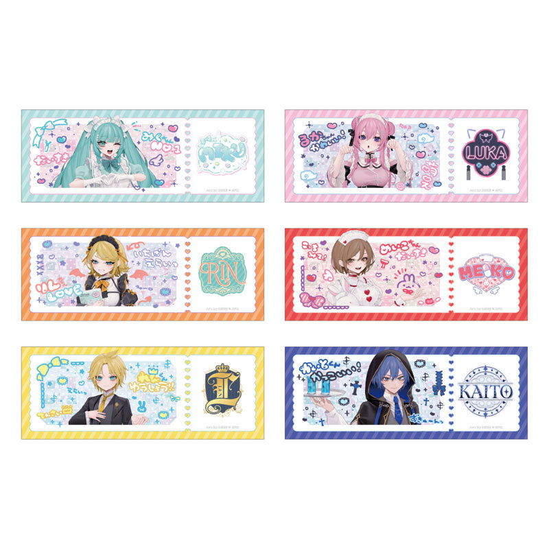 Hatsune Miku Akihabara Festival 2025 Trading Leather Ticket Concept Cafe ver. 12Pack BOX - Image 3