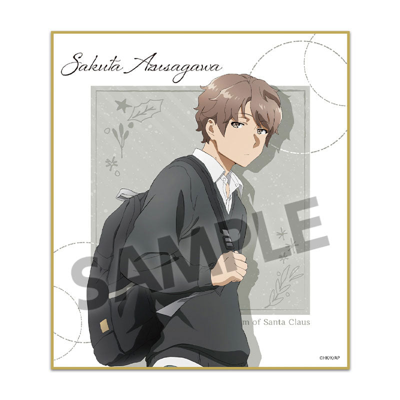 Rascal Does Not Dream of Santa Claus Trading Mini Shikishi 12Pack BOX - Image 2