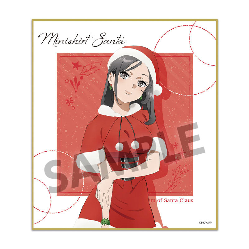 Rascal Does Not Dream of Santa Claus Trading Mini Shikishi 12Pack BOX - Image 8