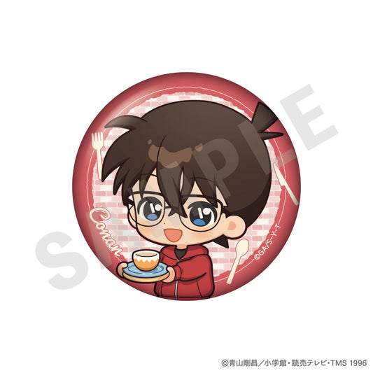 Detective Conan Trading Tin Badge Mini Chara Kitchen ver. 8Pack BOX - Image 2