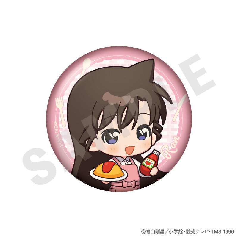 Detective Conan Trading Tin Badge Mini Chara Kitchen ver. 8Pack BOX - Image 4