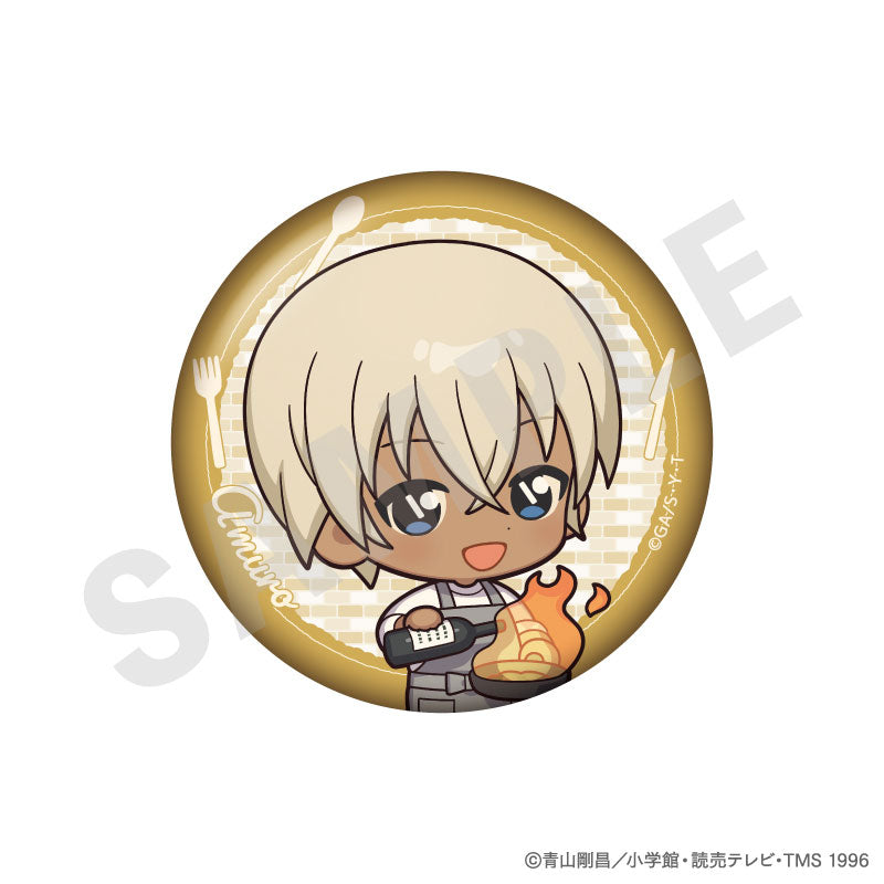 Detective Conan Trading Tin Badge Mini Chara Kitchen ver. 8Pack BOX - Image 7
