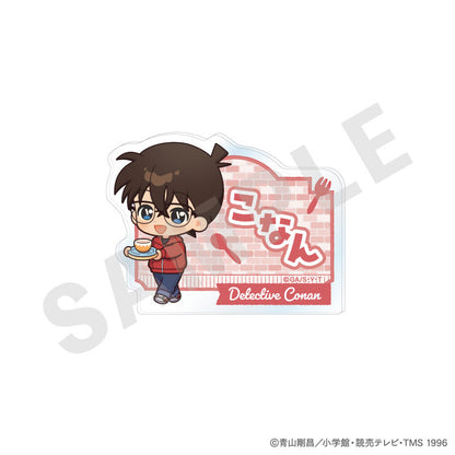 Detective Conan Trading Name Badge Mini Chara Kitchen ver. 8 Item Set - Image 2