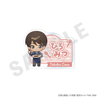 Detective Conan Trading Name Badge Mini Chara Kitchen ver. 8 Item Set - Image 8