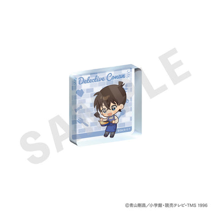 "Detective Conan" Trading Mini Acrylic Block Mini Chara Kitchen ver. 8Item Set - Image 3