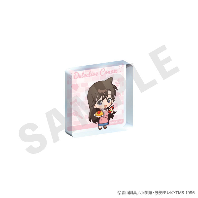 "Detective Conan" Trading Mini Acrylic Block Mini Chara Kitchen ver. 8Item Set - Image 4