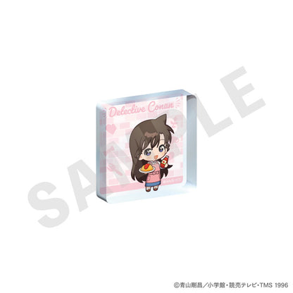"Detective Conan" Trading Mini Acrylic Block Mini Chara Kitchen ver. 8Item Set - Image 4