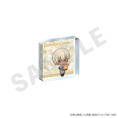 "Detective Conan" Trading Mini Acrylic Block Mini Chara Kitchen ver. 8Item Set - Image 7