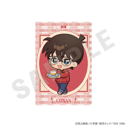 Detective Conan Trading Postcard Mini Chara Kitchen ver. 8Item Set - Image 2