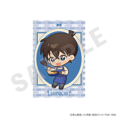Detective Conan Trading Postcard Mini Chara Kitchen ver. 8Item Set - Image 3