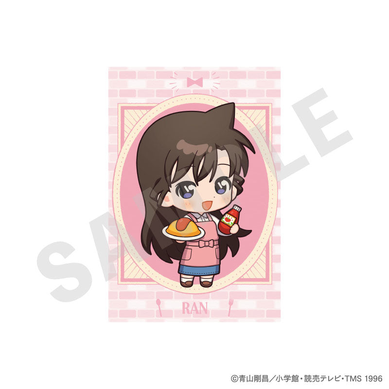 Detective Conan Trading Postcard Mini Chara Kitchen ver. 8Item Set - Image 4