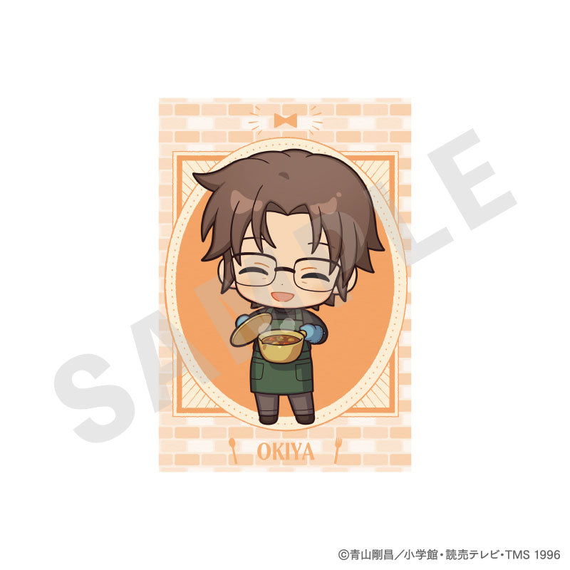 Detective Conan Trading Postcard Mini Chara Kitchen ver. 8Item Set - Image 6