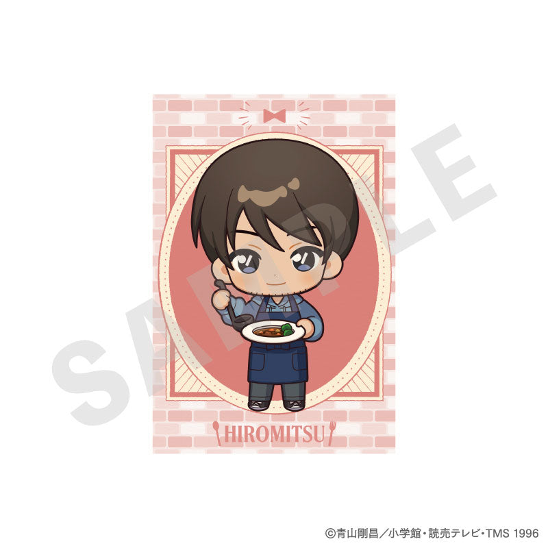 Detective Conan Trading Postcard Mini Chara Kitchen ver. 8Item Set - Image 8