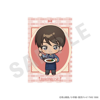 Detective Conan Trading Postcard Mini Chara Kitchen ver. 8Item Set - Image 8
