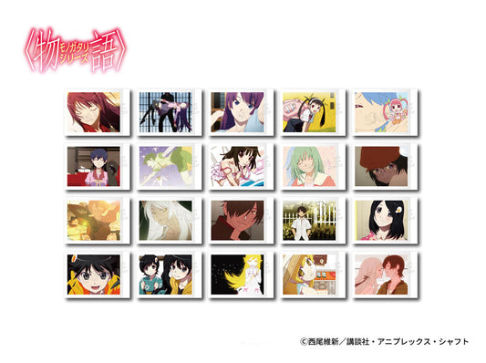 Monogatari Series AFORCE x DRAGON HORSE Trading Instant Camera Style Bromide (Glossy Card) 10Pack BOX - Image 2