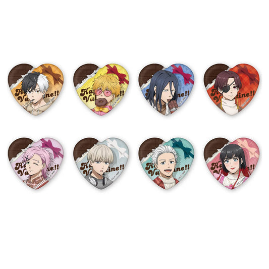 WIND BREAKER Holo Heart Chara Badge Collection -Valentine- 8Pack BOX - Image 1