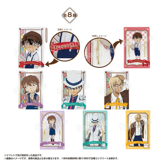 Detective Conan Retro Modern Series Trading Acrylic Card 8Pack BOX - Image 1