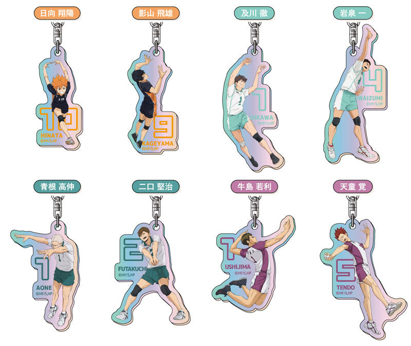 Haikyuu!! Aurora Acrylic Keychain Vol.1 8Pack BOX - Image 2