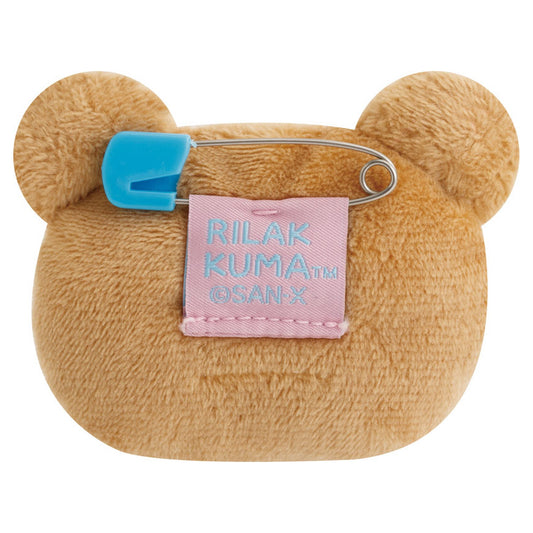 Rilakkuma Emoji-zu Plush Badge - Image 1