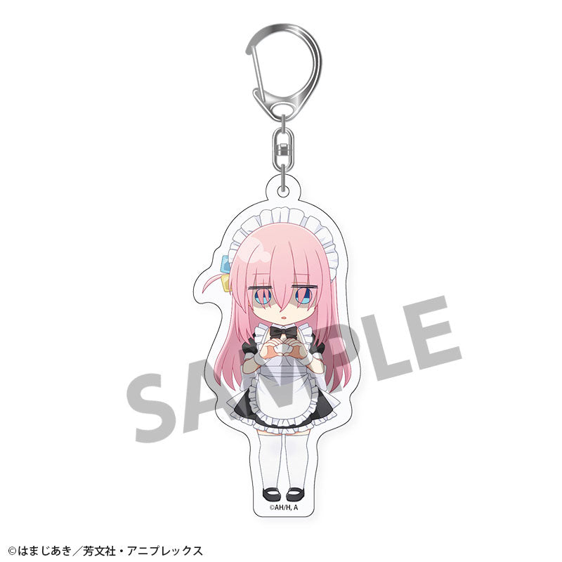 Pic-Lil! BOCCHI THE ROCK! Trading Acrylic Keychain Maid ver. 10Pack BOX - Image 2