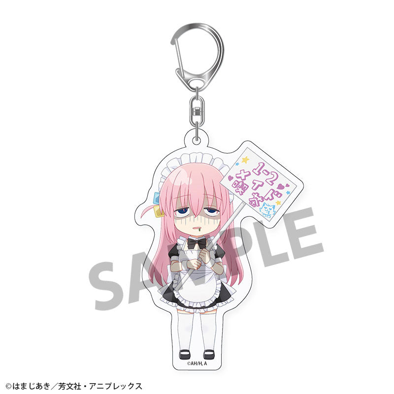 Pic-Lil! BOCCHI THE ROCK! Trading Acrylic Keychain Maid ver. 10Pack BOX - Image 3