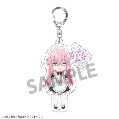 Pic-Lil! BOCCHI THE ROCK! Trading Acrylic Keychain Maid ver. 10Pack BOX - Image 3
