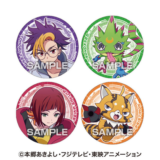 DIGIMON BEATBREAK Tin Badge Collection Gum 10Pack BOX - Image 2