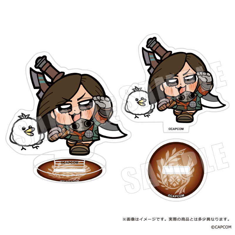 Monster Hunter Wilds x Bk.ub Small Acrylic Stand Vol. 1 8Pack BOX - Image 2