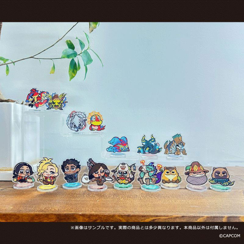 Monster Hunter Wilds x Bk.ub Small Acrylic Stand Vol. 1 8Pack BOX - Image 10