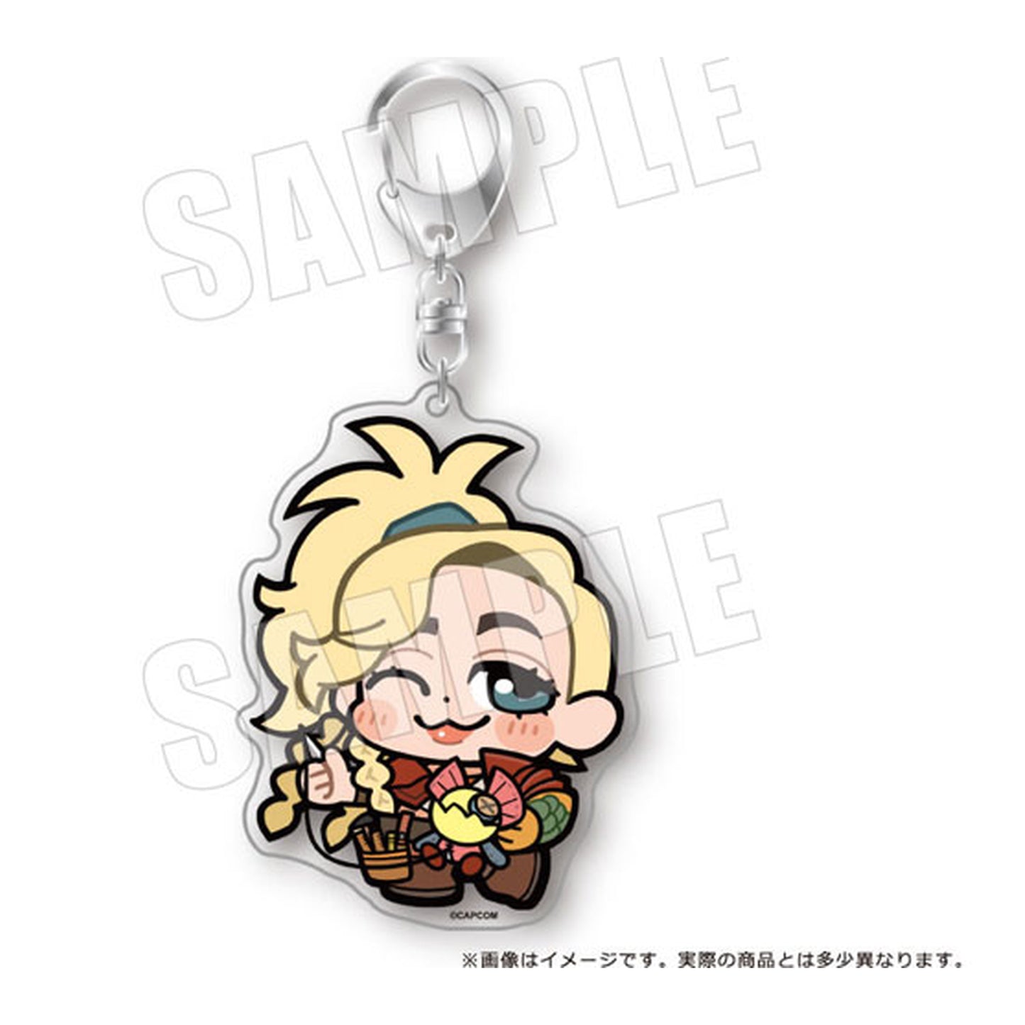 Monster Hunter Wilds x Bkub Big Acrylic Keychain 04. Gemma - Image 1