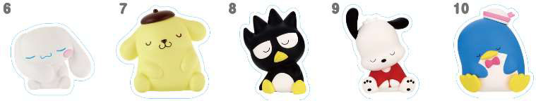 Sanrio Characters Kurukuru Acrylic Clip 2 10Pack BOX - Image 3