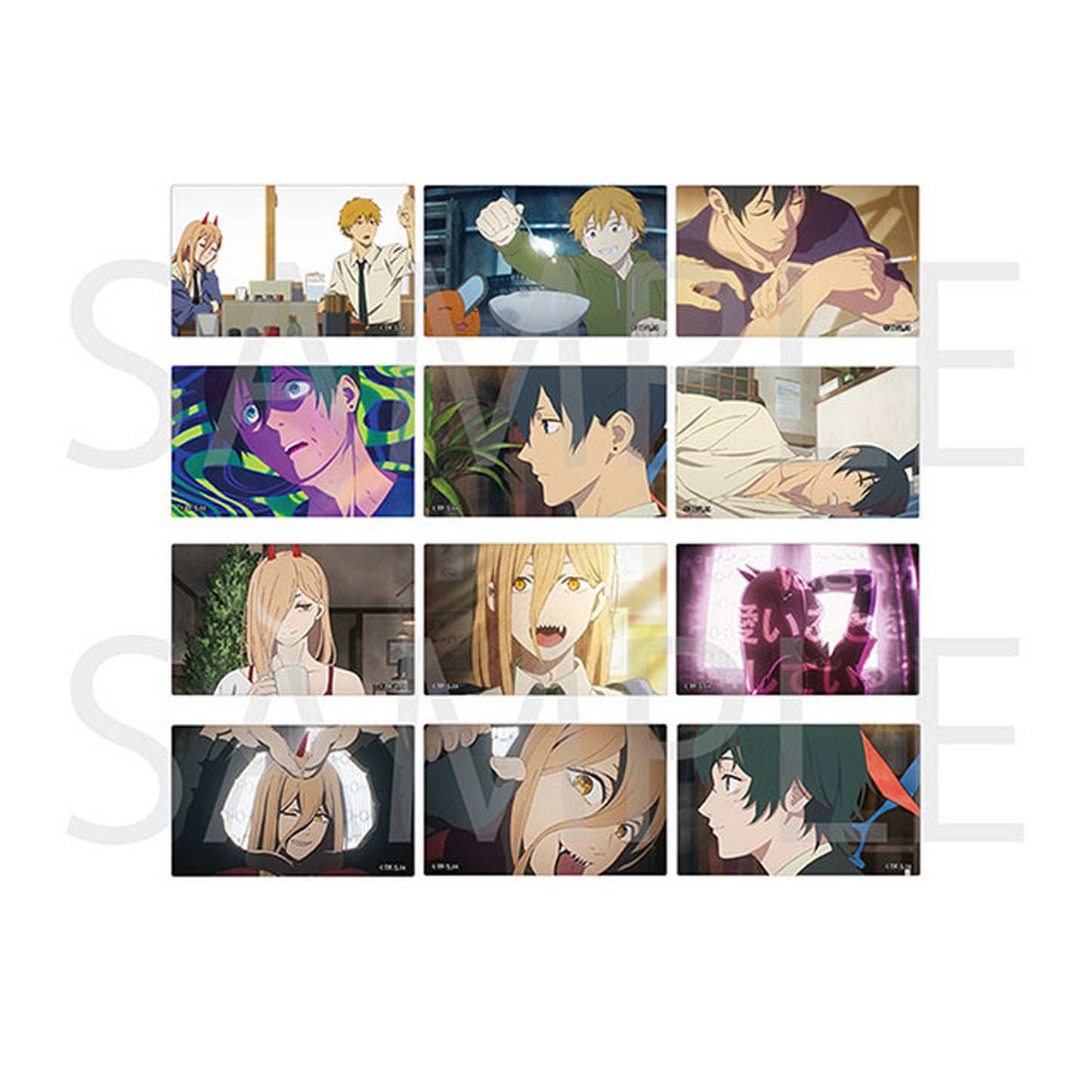 Chainsaw Man Clear Sticker Selection 12Pack BOX - Image 1
