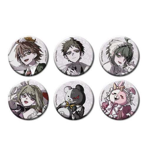 Danganronpa Series 15th Anniversary Illustration Tradable Tin Badges Complete Set - Image 1