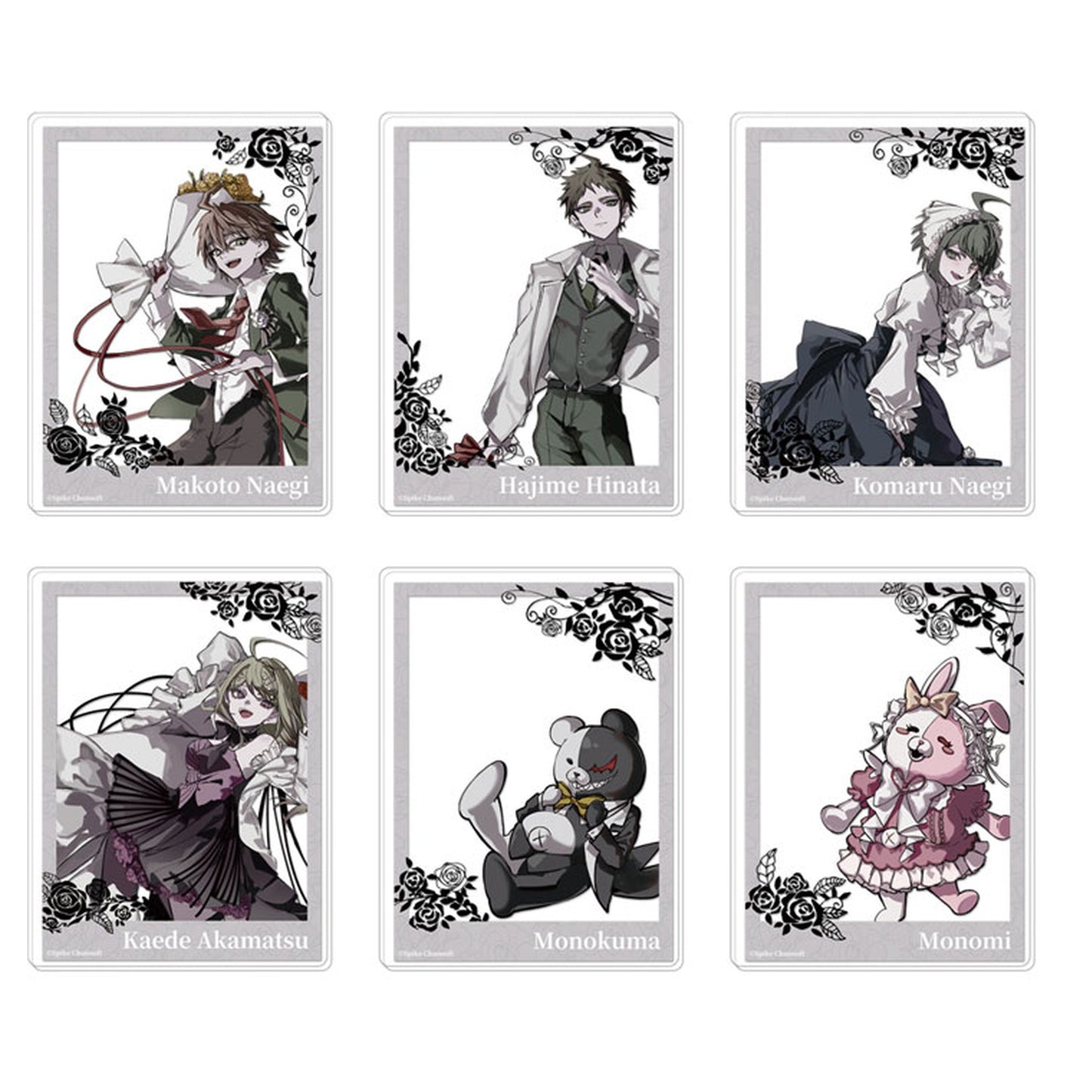 Danganronpa Series 15th Anniversary Illustration Tradable Acrylic Cards - Image 1