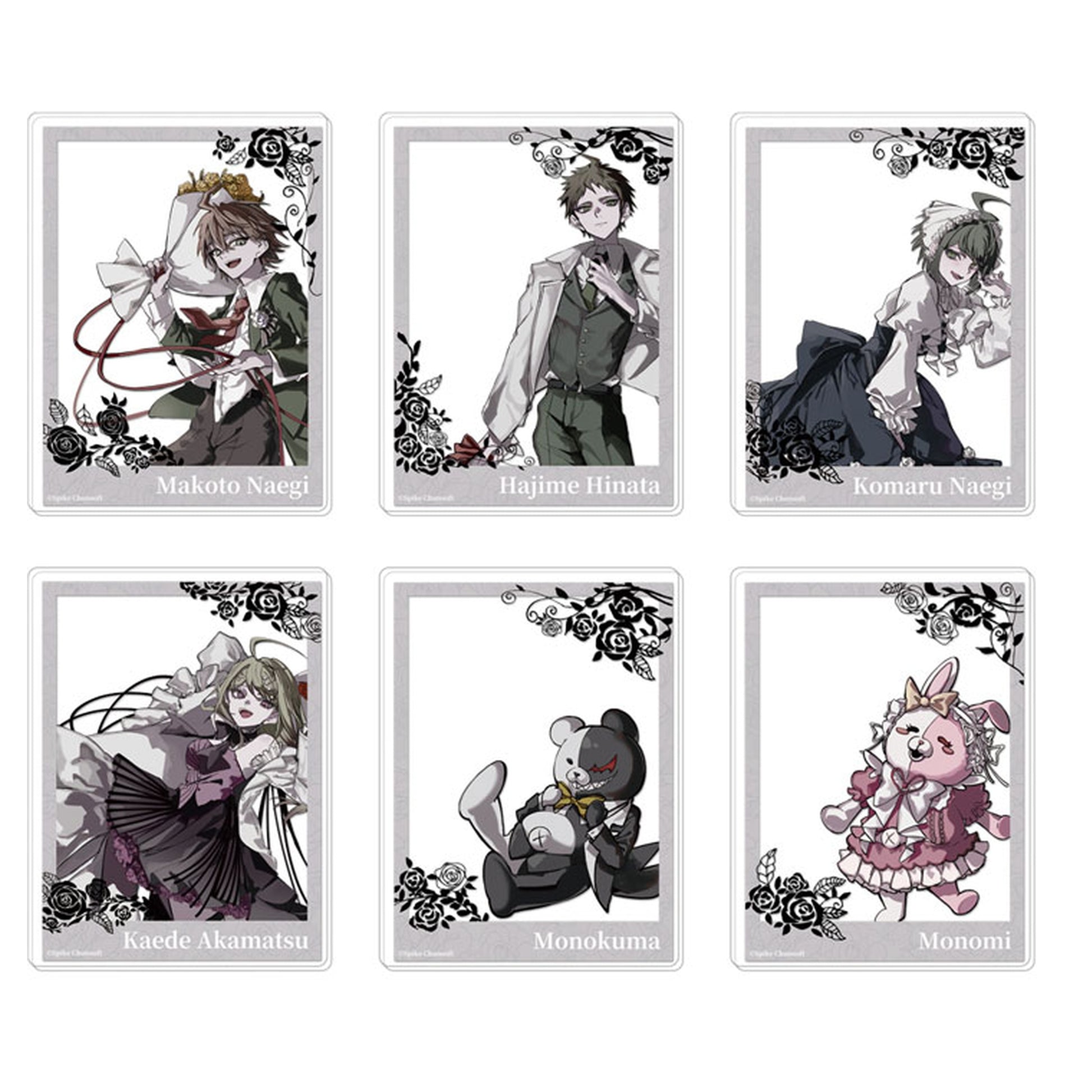 Danganronpa Series 15th Anniversary Illustration Tradable Acrylic Cards - Image 1