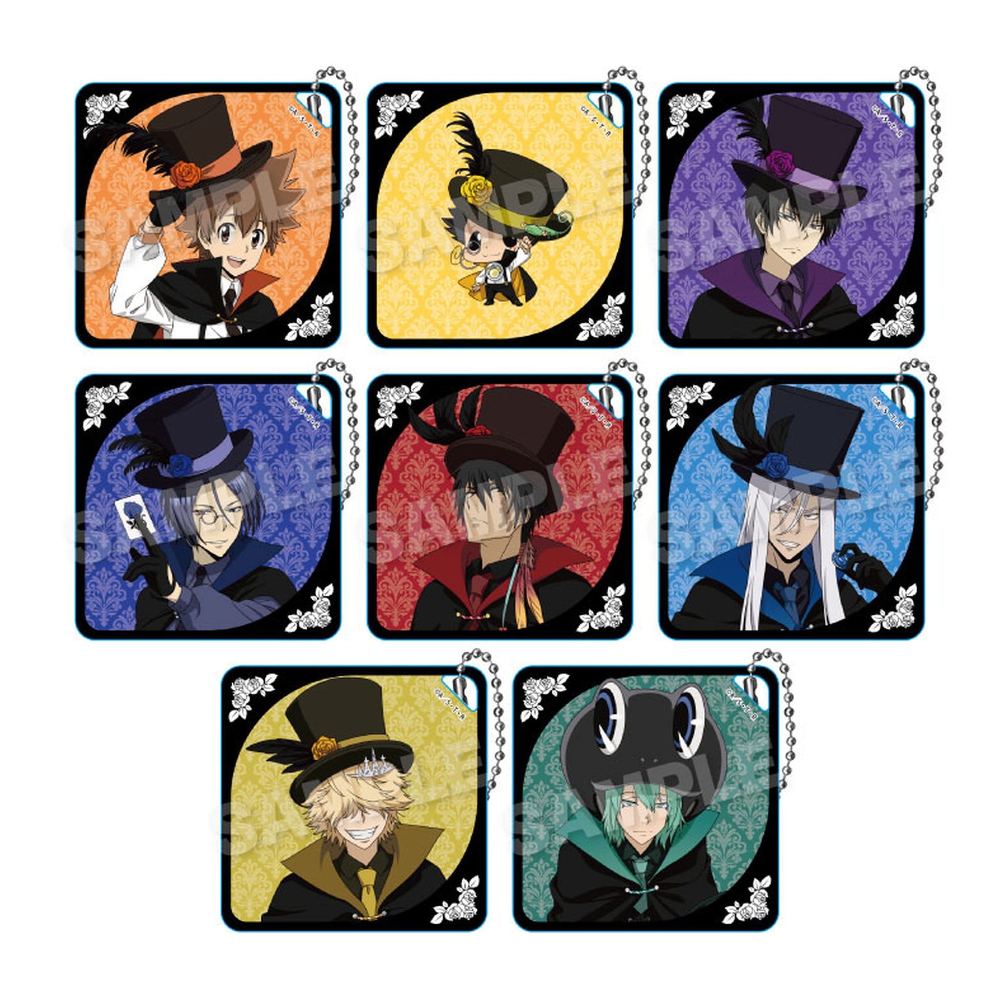 Reborn! Trading Acrylic Keychain Phantom Thieves ver. 8Pack BOX - Image 1