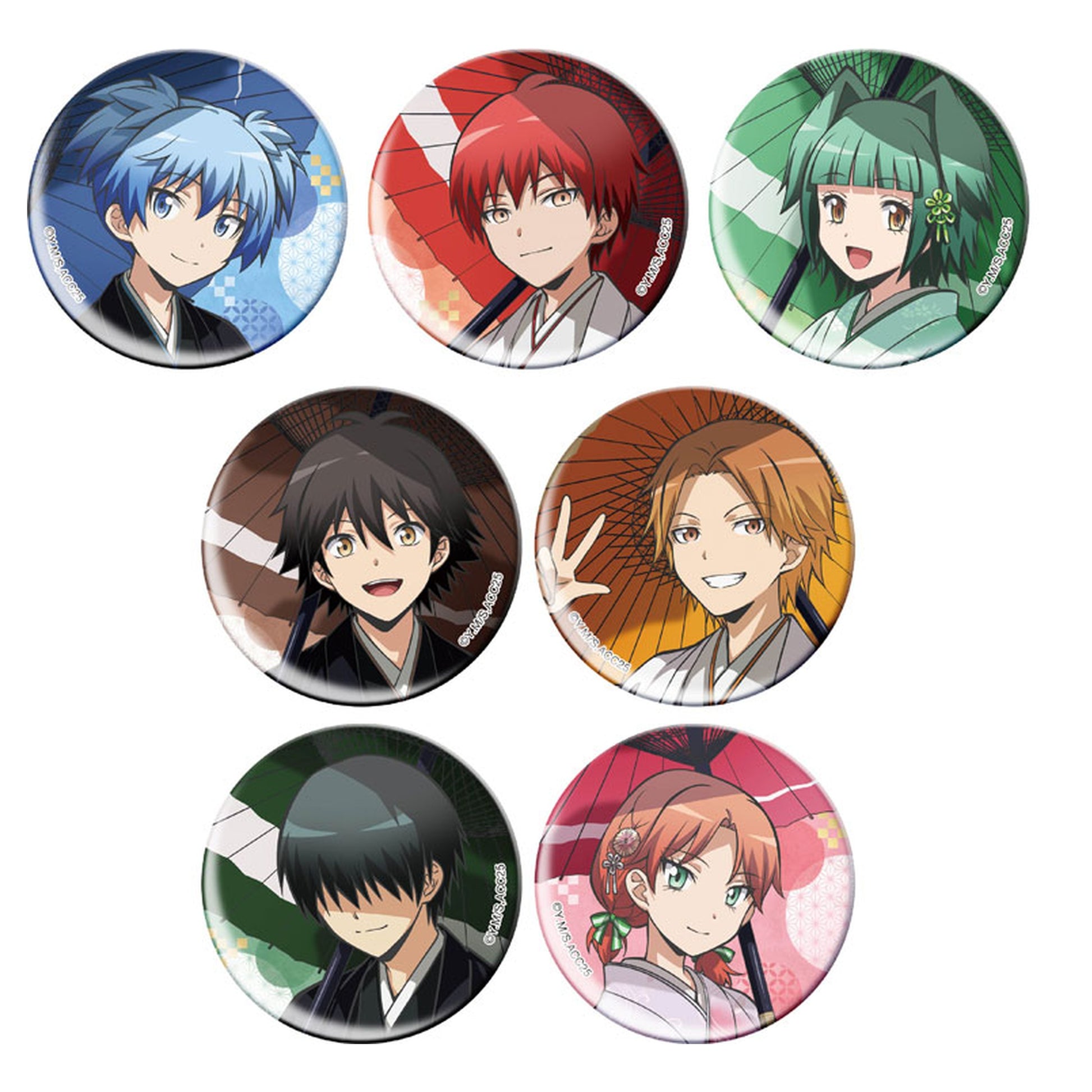 Assassination Classroom Chara Badge Collection 7Pack BOX - Image 1