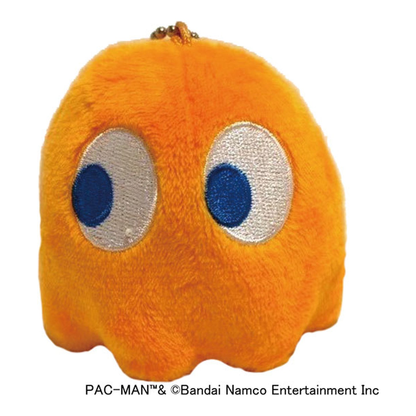 Pac-Man Ghost Mini Plush Keychain Clyde - Image 1