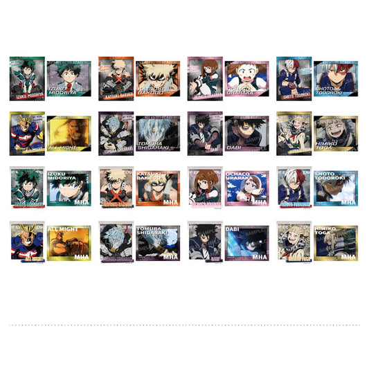 My Hero Academia Photo Style Sticker Collection -Hero vs Villain- 16Pack BOX - Image 1