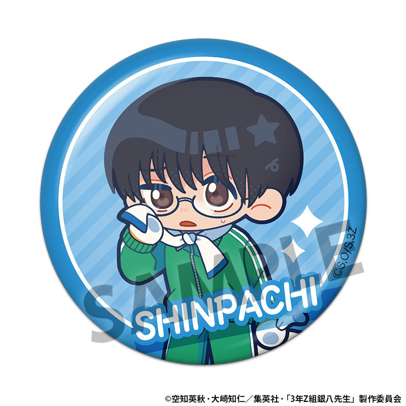 3-nen Z-gumi Ginpachi-sensei Trading Tin Badge 8Pack BOX - Image 3
